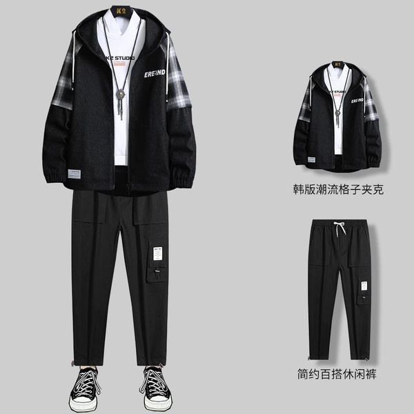 korean style men sets casual loose jogging winter plus size hoodies sweatshirts men sets chandals hombre men's clothing db60tz, Gray
korean style men sets casual loose jogging winter plus size hoodies sweatshirts men sets chandals hombre men's clothing db60tz, Gray