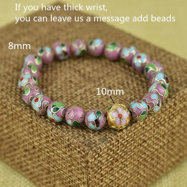 beaded, strands handcraft polished cloisonne enamel filigree 8mm round beaded bracelets chinese traditional stretch copper jewelry women gif, Black
beaded, strands handcraft polished cloisonne enamel filigree 8mm round beaded bracelets chinese traditional stretch copper jewelry women gif, Black