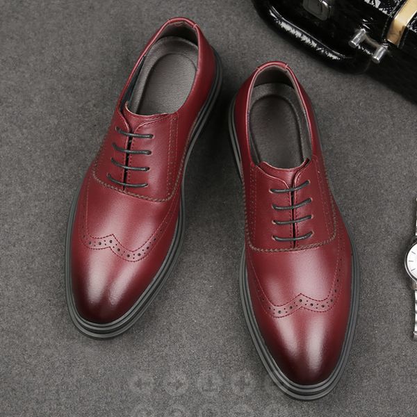 business dress men shoes pu leather low heel lace up block carved classic large size 37-48 wedding groom man suitable for wearing dp142, Black
business dress men shoes pu leather low heel lace up block carved classic large size 37-48 wedding groom man suitable for wearing dp142, Black