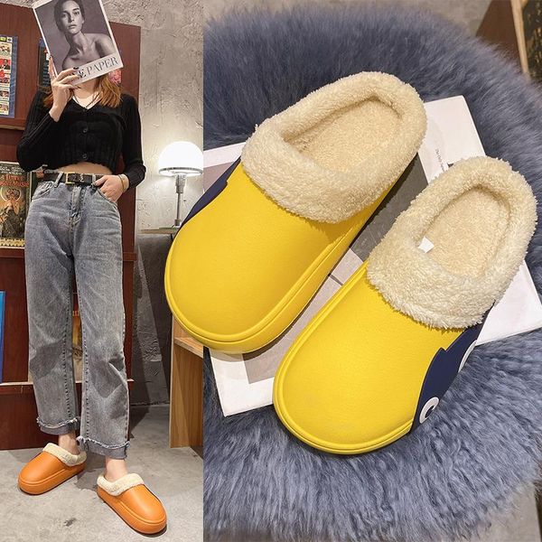 slippers winter waterproof faux fur women furry home 5cm platform casual plush shoes flat slides couple fuzzy warm, Black
slippers winter waterproof faux fur women furry home 5cm platform casual plush shoes flat slides couple fuzzy warm, Black