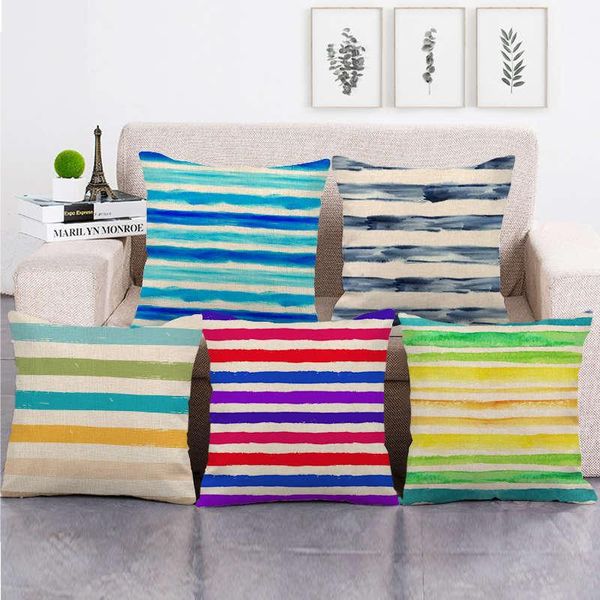 one side print cushion cover linen stripes throw pillow cases for home sofa seat cute vintage decoration 45x45cm customs made
one side print cushion cover linen stripes throw pillow cases for home sofa seat cute vintage decoration 45x45cm customs made