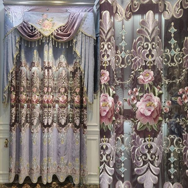 curtain & drapes atmospheric european-style luxury flower thickened chenille embroidered curtains for living room balcony and bedroom
curtain & drapes atmospheric european-style luxury flower thickened chenille embroidered curtains for living room balcony and bedroom