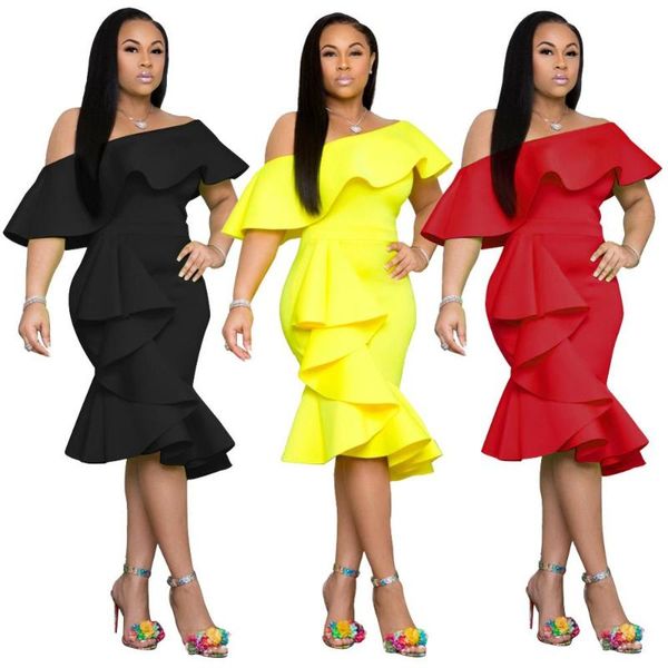 casual dresses women solid slash neck short sleeve sheath trumpet midi dress vestido color slim fit bodycon, Black;gray
casual dresses women solid slash neck short sleeve sheath trumpet midi dress vestido color slim fit bodycon, Black;gray