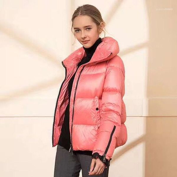 women's down & parkas 2021 90% white duck jacket for women short bread coat thicken warm female filled feather snow overcoat1, Black
women's down & parkas 2021 90% white duck jacket for women short bread coat thicken warm female filled feather snow overcoat1, Black
