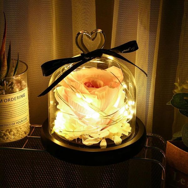 decorative flowers & wreaths artificial rose flower glass dome led night light ornament valentine day lamp
decorative flowers & wreaths artificial rose flower glass dome led night light ornament valentine day lamp