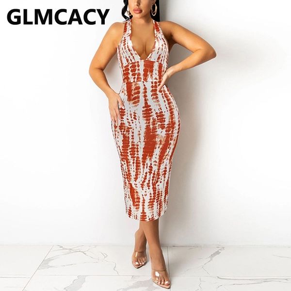 halter backless tie dye printed bodycon midi dress elegant evening party dress 210702, Black;gray
halter backless tie dye printed bodycon midi dress elegant evening party dress 210702, Black;gray