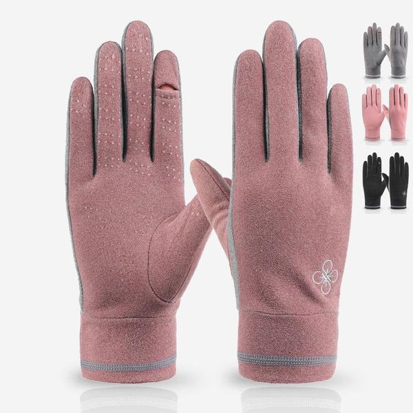 five fingers gloves autumn and winter skiing warm waterproof double-sided fleece touch screen mountaineering outdoor sports, Blue;gray
five fingers gloves autumn and winter skiing warm waterproof double-sided fleece touch screen mountaineering outdoor sports, Blue;gray