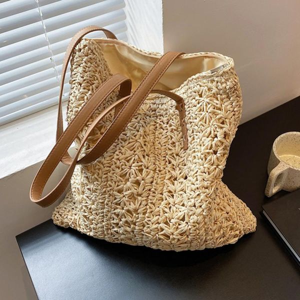 shoulder bags weaving weave tote bag large capacity straw for women 2021 summer design beach handbags lady purses
shoulder bags weaving weave tote bag large capacity straw for women 2021 summer design beach handbags lady purses