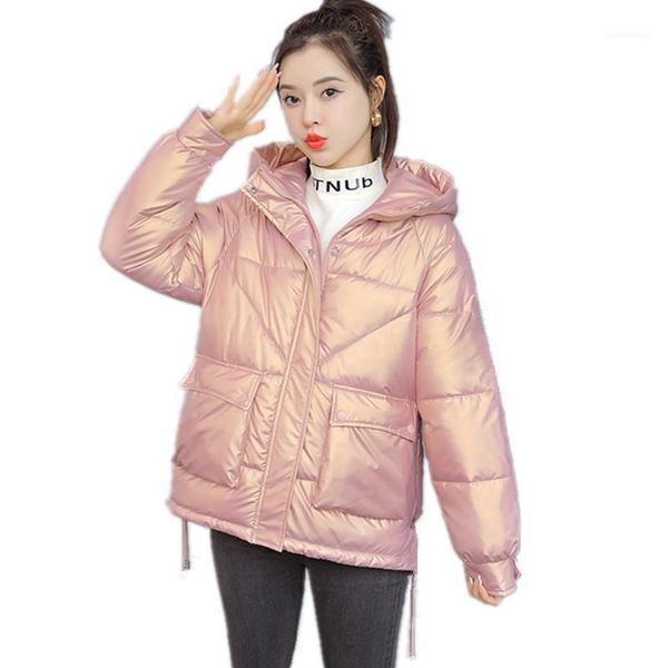 women's down & parkas women fashion big pockets glossy hooded warm cotton padded coat short winter loose thick bread jacket outerwear p, Black
women's down & parkas women fashion big pockets glossy hooded warm cotton padded coat short winter loose thick bread jacket outerwear p, Black