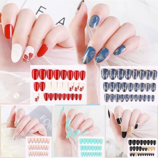 false nails with designs manicure acrylic press on nail tips fake full cover, Red;gold
false nails with designs manicure acrylic press on nail tips fake full cover, Red;gold