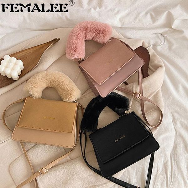 shoulder bags vintage soft plush handle women tote fashion designer pure color small flap lady brand messenger handbag purse
shoulder bags vintage soft plush handle women tote fashion designer pure color small flap lady brand messenger handbag purse