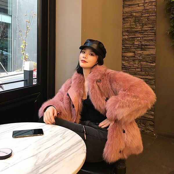 women autumn korean style mink coat unique women's breasted outcoat thick ladies fur coats y13 y3fr, Black 
women autumn korean style mink coat unique women's breasted outcoat thick ladies fur coats y13 y3fr, Black