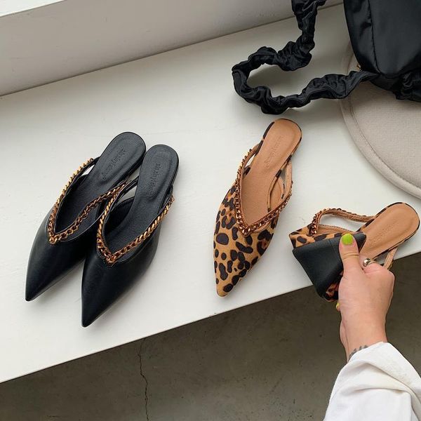 slippers flat shoes female mules for women 2021 summer pointed toe rivet low loafers pantofle slides cover leopard rubber ho, Black
slippers flat shoes female mules for women 2021 summer pointed toe rivet low loafers pantofle slides cover leopard rubber ho, Black