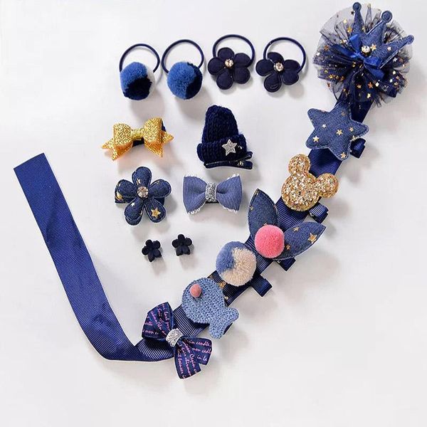 hair accessories 18 pcs/set cartoon elastic headdress little girl lovely clip set cute children headwear bow flower animal hairpin band, Slivery;white
hair accessories 18 pcs/set cartoon elastic headdress little girl lovely clip set cute children headwear bow flower animal hairpin band, Slivery;white