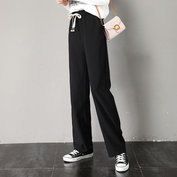women's pants & capris big size cotton long spring ins pure color straight trousers high waist female relaxed poket slacks, Black;white
women's pants & capris big size cotton long spring ins pure color straight trousers high waist female relaxed poket slacks, Black;white