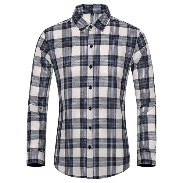 2021 9 colors men's casual plaid new autumn business fashion long sleeve shirt male brand clothes plus size 5xl 6xl 7xl j1nw, White;black
2021 9 colors men's casual plaid new autumn business fashion long sleeve shirt male brand clothes plus size 5xl 6xl 7xl j1nw, White;black