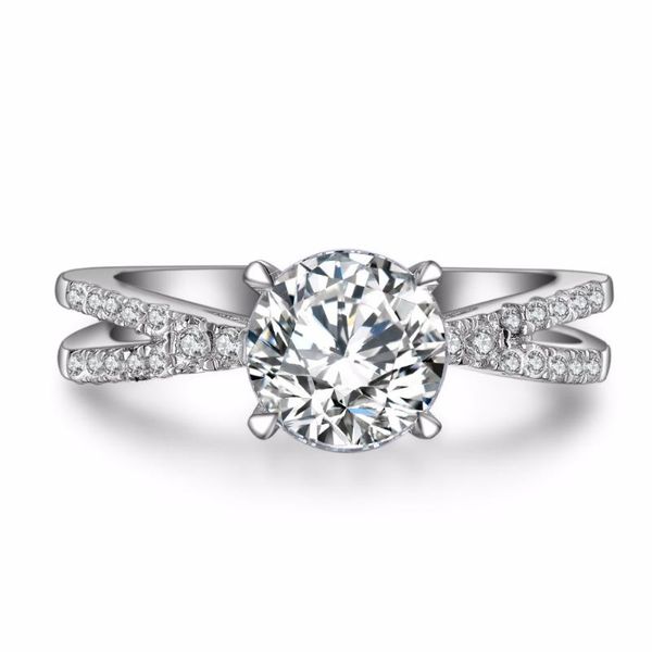 cluster rings crossing setting micro paved 1.5ct love solid white gold quality diamond ring for women wedding jewelry, Golden;silver
cluster rings crossing setting micro paved 1.5ct love solid white gold quality diamond ring for women wedding jewelry, Golden;silver