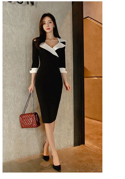 fashion dress women spring dresse casual office lady elegant business bodycon wear to work dress vestidos clothes 2021 new, Black;gray
fashion dress women spring dresse casual office lady elegant business bodycon wear to work dress vestidos clothes 2021 new, Black;gray