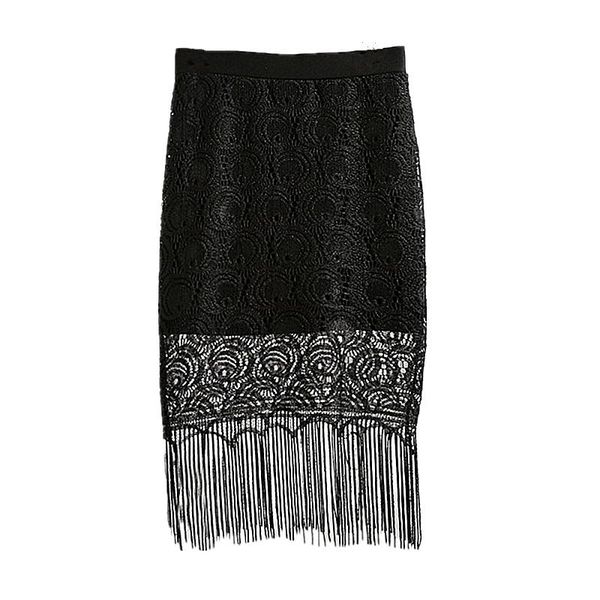 skirts 2021 summer short lace women fashion tassel knee-length skirt lady korean elastic female, Black
skirts 2021 summer short lace women fashion tassel knee-length skirt lady korean elastic female, Black