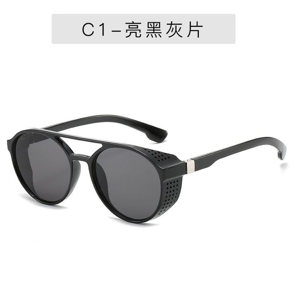 sunglasses classic punk men brand designer vintage sun glasses for oculos de sol gafas uv400, White;black
sunglasses classic punk men brand designer vintage sun glasses for oculos de sol gafas uv400, White;black