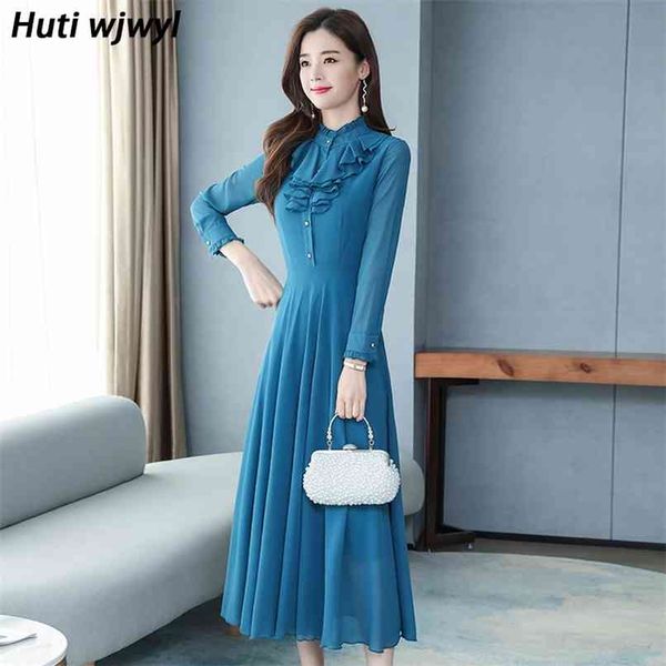 3xl plus size elegant solid chiffon maxi dresses spring autumn long sleeve dress vintage women bodycon party black vestidos 210528, Black;gray
3xl plus size elegant solid chiffon maxi dresses spring autumn long sleeve dress vintage women bodycon party black vestidos 210528, Black;gray