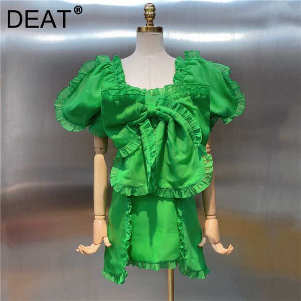 deat women ruffles dress square collar short sleeve arrivals lady temperament fashion spring summer 11d1415 210709, Black;gray
deat women ruffles dress square collar short sleeve arrivals lady temperament fashion spring summer 11d1415 210709, Black;gray