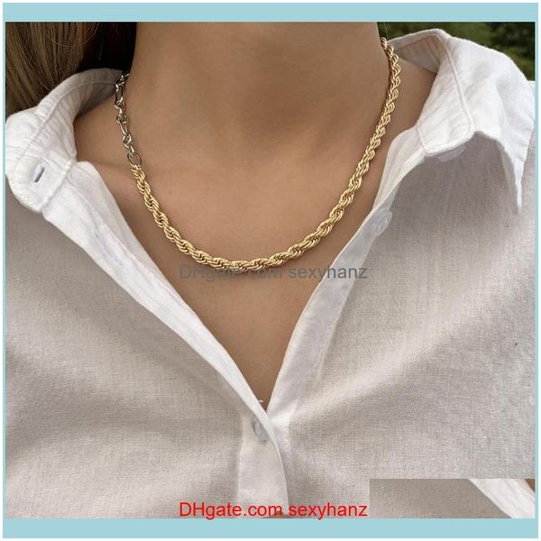 necklaces & pendants jewelrypunk vintage gold sliver color twisted chain necklace women snake thin link aesthetic grunge girl choker neck je, Golden;silver
necklaces & pendants jewelrypunk vintage gold sliver color twisted chain necklace women snake thin link aesthetic grunge girl choker neck je, Golden;silver