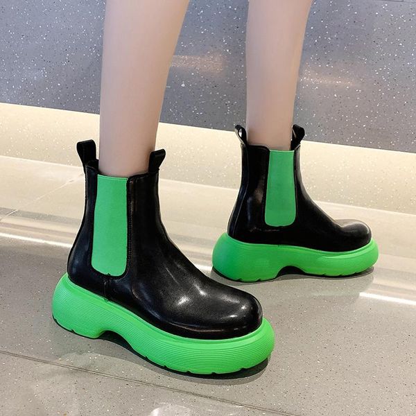 boots 2021 women ankle autumn stretch slip on army military gothic shoes ladies short platform leather combat, Black
boots 2021 women ankle autumn stretch slip on army military gothic shoes ladies short platform leather combat, Black