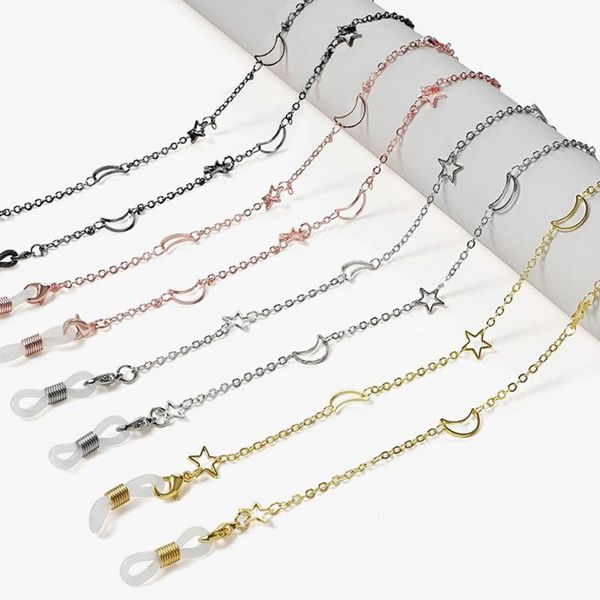 sunglasses frames stars moon glasses strap chain mask lanyard anti-slip spectacle rope neck cord holder, Silver
sunglasses frames stars moon glasses strap chain mask lanyard anti-slip spectacle rope neck cord holder, Silver