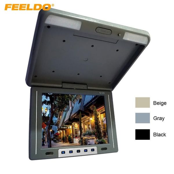 feeldo 12.1" flip down tft lcd monitor car/bus monitor roof mounted 2-way video input built-in ir transmitter #am1944
feeldo 12.1" flip down tft lcd monitor car/bus monitor roof mounted 2-way video input built-in ir transmitter #am1944