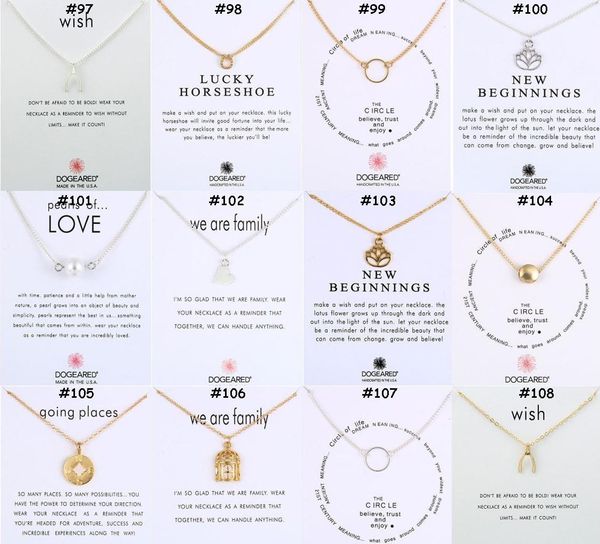 2021 designs dogeared jewelry chokers necklaces with card gold silver plated pendant necklace little gift for friends families promotion
2021 designs dogeared jewelry chokers necklaces with card gold silver plated pendant necklace little gift for friends families promotion