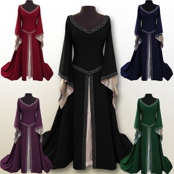 theme costume cosplay medieval palace princess dress adults vintage party evening gown retro renaissance tailed dress costume plus size 5xl, Black;red
theme costume cosplay medieval palace princess dress adults vintage party evening gown retro renaissance tailed dress costume plus size 5xl, Black;red