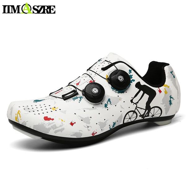 cycling footwear bicycle shoes mtb road women sneakers men flat cleat mountain bike spd sport boots speed self-locking racing shoe, Black
cycling footwear bicycle shoes mtb road women sneakers men flat cleat mountain bike spd sport boots speed self-locking racing shoe, Black
