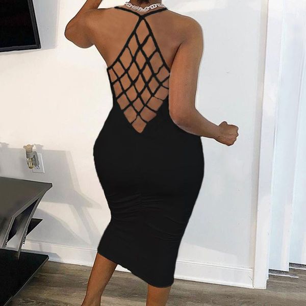 casual dresses 40# open back maxi dress women solid color o-neck splicing skinny summer 2021 fishnet backless sleeveless vestidos, Black;gray
casual dresses 40# open back maxi dress women solid color o-neck splicing skinny summer 2021 fishnet backless sleeveless vestidos, Black;gray
