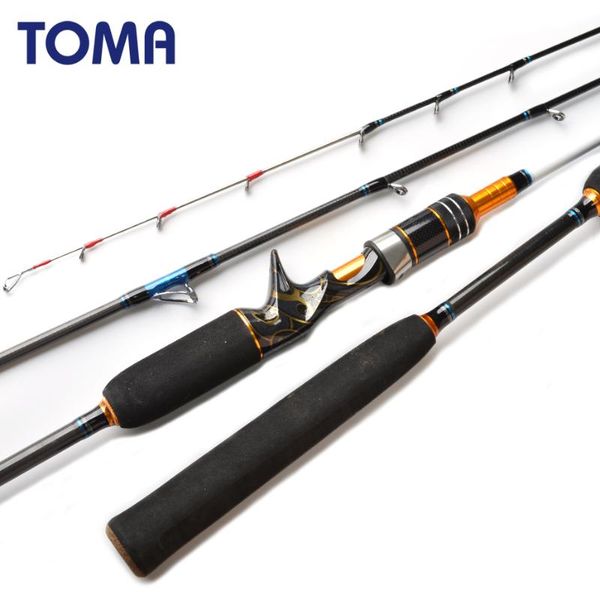 toma 1.80m jigging ocs spinning carbon fishing rod 2 section mh 50-180g inshore sea bass casting boat fishing rod saltwater
toma 1.80m jigging ocs spinning carbon fishing rod 2 section mh 50-180g inshore sea bass casting boat fishing rod saltwater