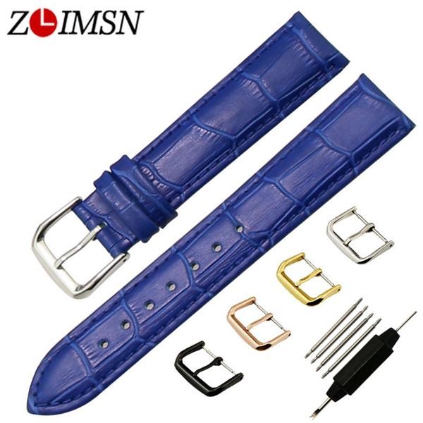 watch bands zlimsn 12 14 16 18 20mm genuine leather band blue crocodile grain strap stainless steel pin buckle, Black;brown
watch bands zlimsn 12 14 16 18 20mm genuine leather band blue crocodile grain strap stainless steel pin buckle, Black;brown