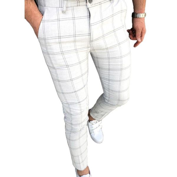 men's pants plaid for men long trouser casual clothing fashion mens trousers gentleman business formal, Black
men's pants plaid for men long trouser casual clothing fashion mens trousers gentleman business formal, Black