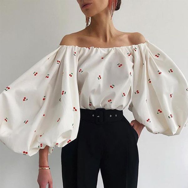slash neck print flower lantern sleeve women summer blouse shirt ladies casual slim boho harajuku holiday 2021 sj6116e, White
slash neck print flower lantern sleeve women summer blouse shirt ladies casual slim boho harajuku holiday 2021 sj6116e, White