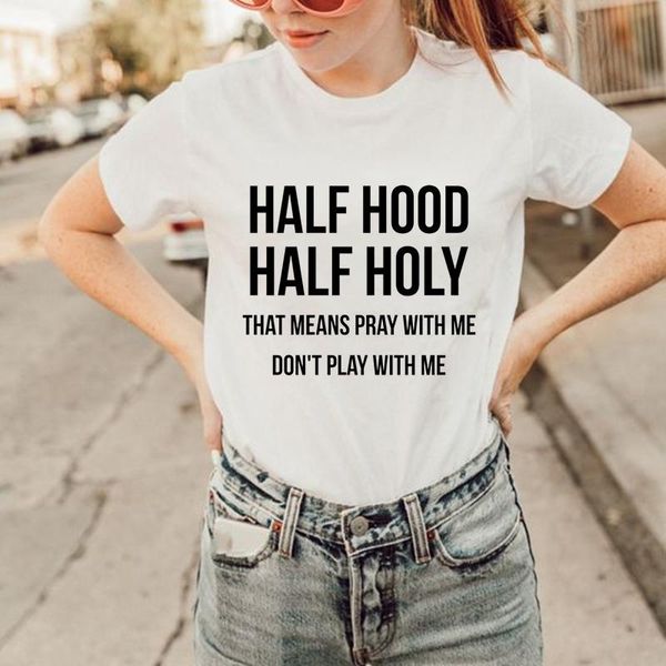women's t-shirt harajuku half hood holy printed t shirt women short sleeve o neck tshirt 2021 summer tee female camisetas mujer tumblr, White
women's t-shirt harajuku half hood holy printed t shirt women short sleeve o neck tshirt 2021 summer tee female camisetas mujer tumblr, White