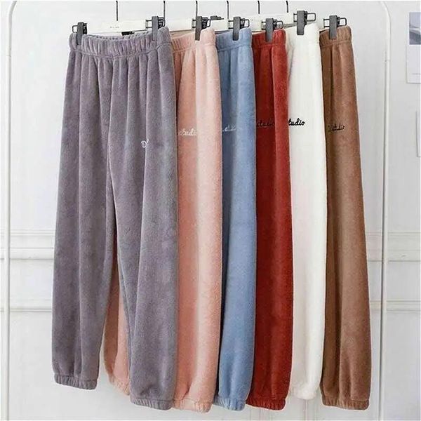 women's pants & capris coral fleece large size plush thick casual female loose long harem trousers high waist woman, Black;white
women's pants & capris coral fleece large size plush thick casual female loose long harem trousers high waist woman, Black;white