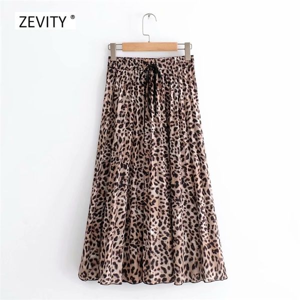 new women vintage leopard printing pleated midi skirt faldas mujer ladies elastic waist sashes chic mid-calf skirts qun119 210309, Black
new women vintage leopard printing pleated midi skirt faldas mujer ladies elastic waist sashes chic mid-calf skirts qun119 210309, Black