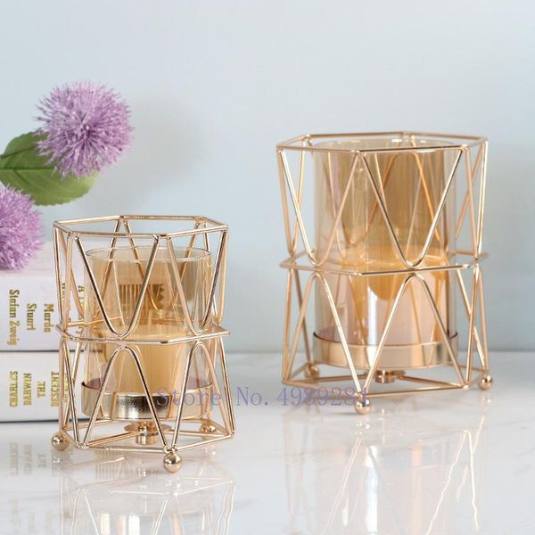 creativity geometry iron glass candlestick candle storage retro modern home deskdecoration wedding table decoration
creativity geometry iron glass candlestick candle storage retro modern home deskdecoration wedding table decoration
