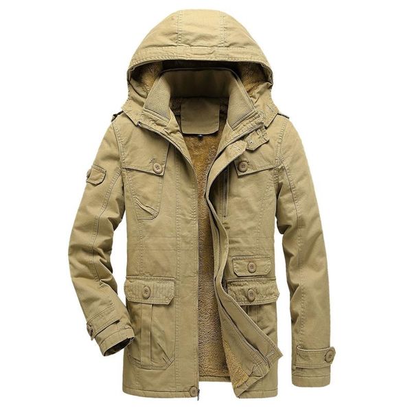 men's jackets autumn winter men coat jacket cotton clothes mens windbreaker washed military medium long outerwear hat coats, Black;brown
men's jackets autumn winter men coat jacket cotton clothes mens windbreaker washed military medium long outerwear hat coats, Black;brown