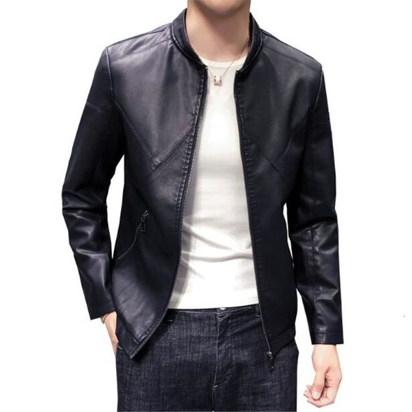 2021 men design stand collar male casual motorcycle leather jacket mens fashion genuine jackets jaqueta hn3z, Black
2021 men design stand collar male casual motorcycle leather jacket mens fashion genuine jackets jaqueta hn3z, Black