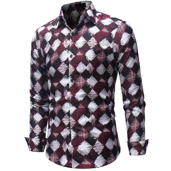 men's casual shirts 2021 autumn and winter print slim long-sleeved shirt men printing fashion -3xl, White;black
men's casual shirts 2021 autumn and winter print slim long-sleeved shirt men printing fashion -3xl, White;black