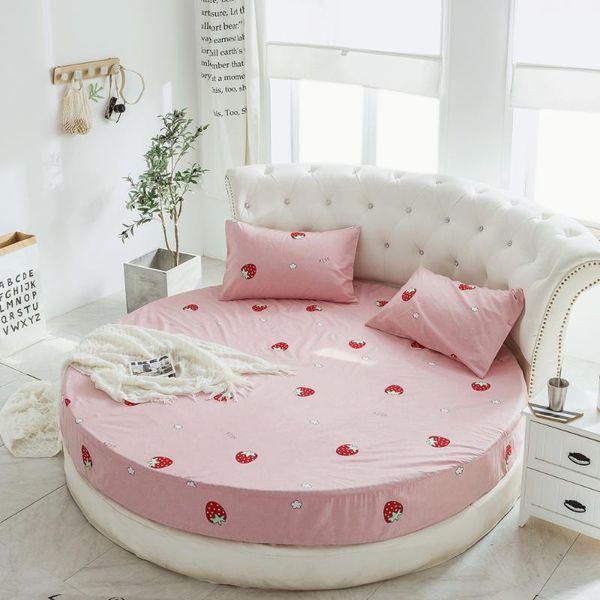 1pc/set solid color summer 100% cotton round fitted sheet round bed cover bedding set customizable mattress er 200cm 220cm
1pc/set solid color summer 100% cotton round fitted sheet round bed cover bedding set customizable mattress er 200cm 220cm