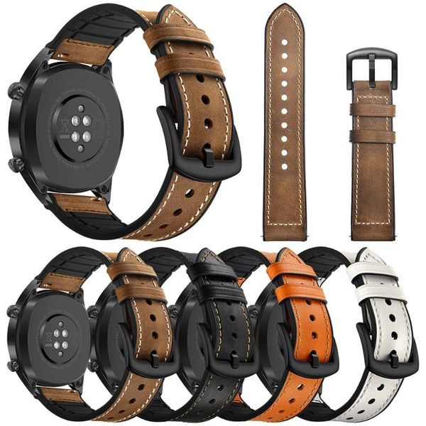 watch bands for huawei gt/2 pro wrist band 22mm luxury silicone genuine leather strap bracelet samsung galaxy 46mm/gear s3, Black;brown
watch bands for huawei gt/2 pro wrist band 22mm luxury silicone genuine leather strap bracelet samsung galaxy 46mm/gear s3, Black;brown