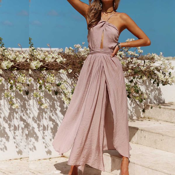 casual dresses women's backless side split maxi solid color summer beach ladies high waist lace up long party vestidos 2lvi, Black;gray
casual dresses women's backless side split maxi solid color summer beach ladies high waist lace up long party vestidos 2lvi, Black;gray
