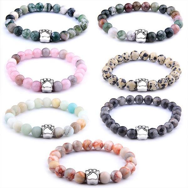 charm bracelets vinswet natural stone dog claw couple beads bracelet women men energy beaded diy pulseira mujer bangles, Golden;silver
charm bracelets vinswet natural stone dog claw couple beads bracelet women men energy beaded diy pulseira mujer bangles, Golden;silver
