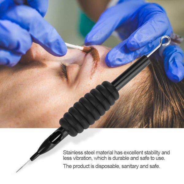 tattoo needles 10pcs/set disposable sterile needle semi-permanent silicone grip black makeup cartridge 1rl 7rl 9rl
tattoo needles 10pcs/set disposable sterile needle semi-permanent silicone grip black makeup cartridge 1rl 7rl 9rl
